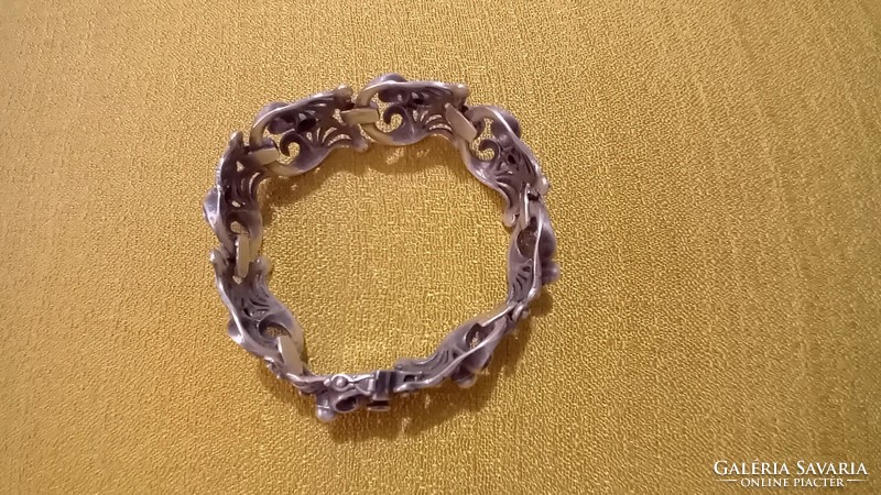 Art deco silver bracelet