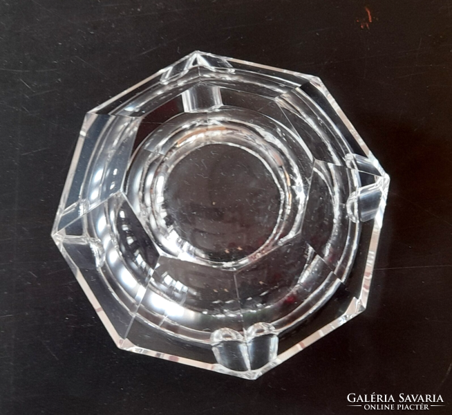 Vintage Flavio Poli gyémánt csiszolású muránói hamutál