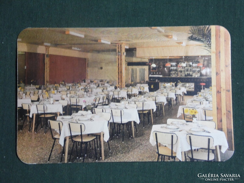 Kártyanaptár, Békéscsaba ÁFÉSZ étterem , 1980