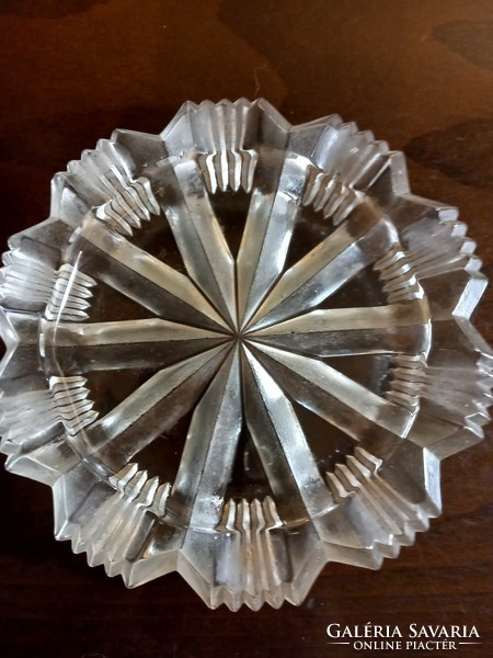 Art deco glass ashtray