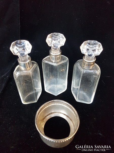 Silver steamer set.