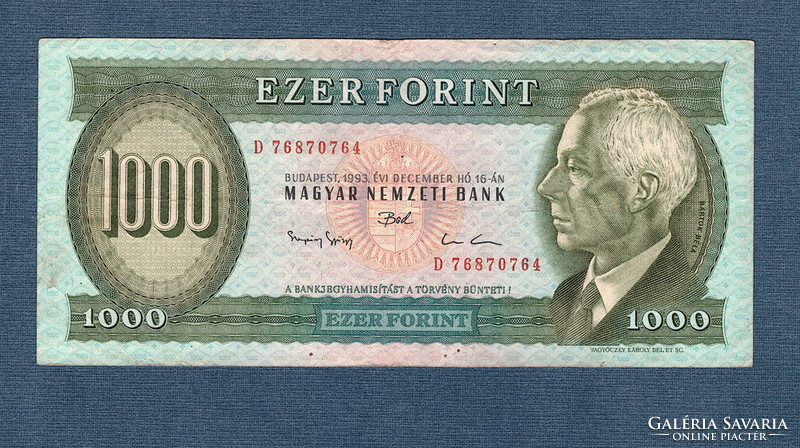 1000 Forint 1993 D