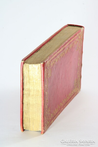 1793 - Album amicorum with the description of the events of 1848 in a richly gilded cloth binding !!