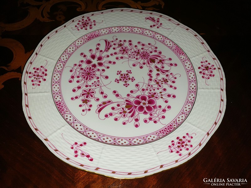Herend waldstein rose flat plate