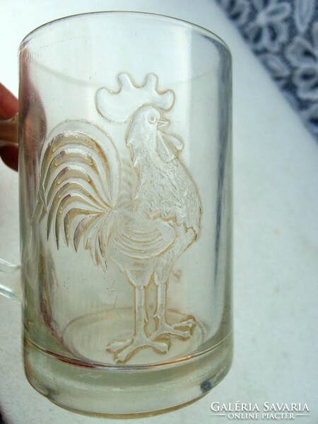 Marked Rooster Jar