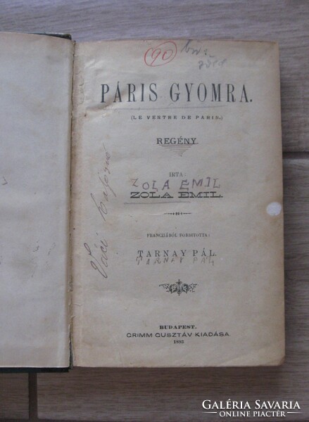 Émile Zola: Parisian Stomach (1893)