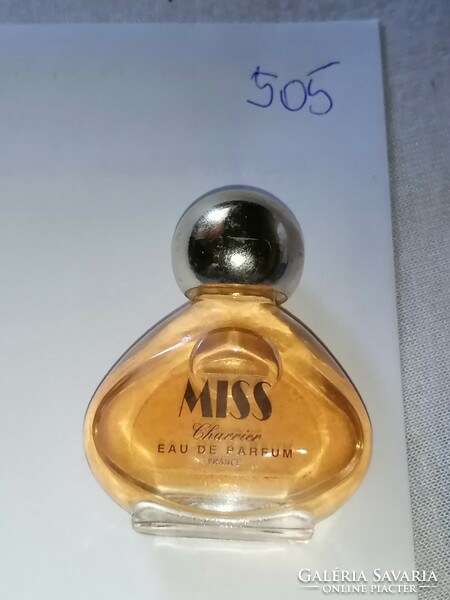 Vintage francia női parfüm: Miss Charrier Parfum Charriertől Mini 5 ml, tele van 505.