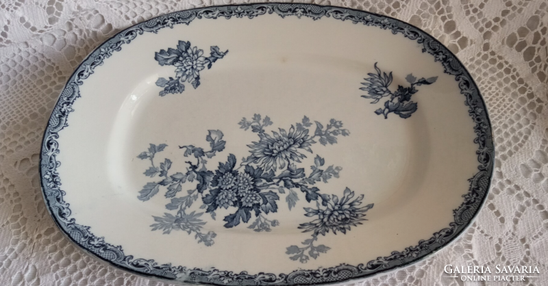 French faience roasting dish