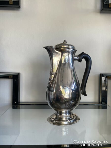 18th century baroque silver Pest wine jug