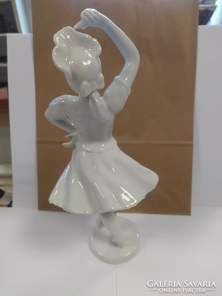 Antique Zsolnay porcelain dancing girl