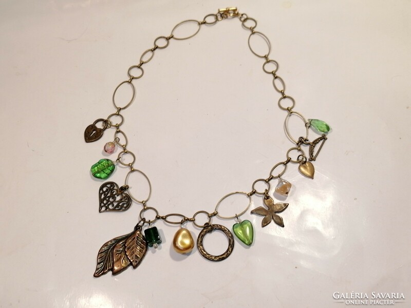 Bronze color necklace (624)