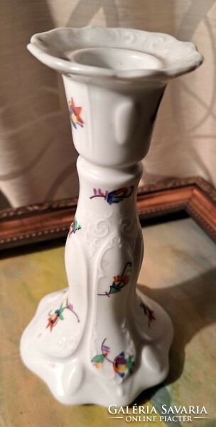 Antique table porcelain candle holder