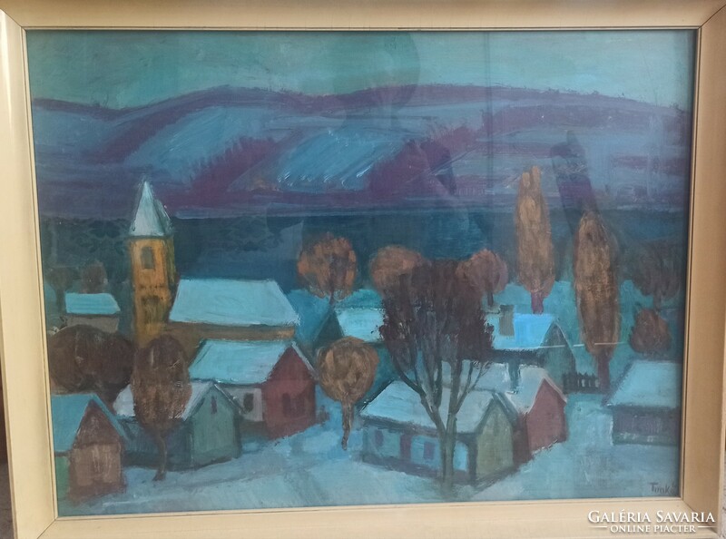 Nelly Timkó: winter landscape