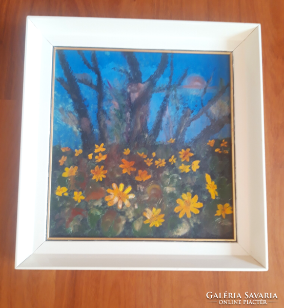 Yellow flowers, unknown painting from the gallery era