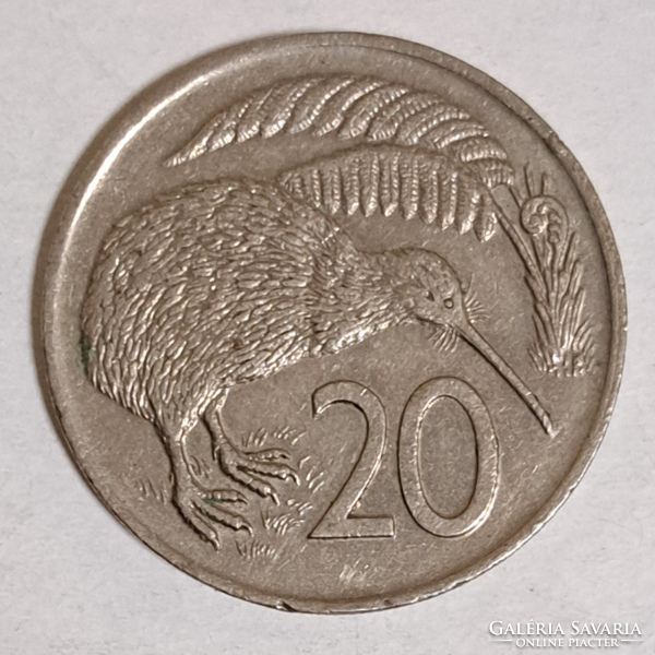 1976  Új-Zéland 20 Cent (70)