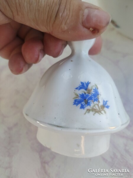 Hollóháza porcelain tea pot and jug for sale! Floral porcelain jug, jug for sale!