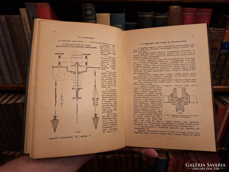 1921 Iconic zanzasit issue for mechanical engineering and architecture students! Károly Oltay: elements of geodesy