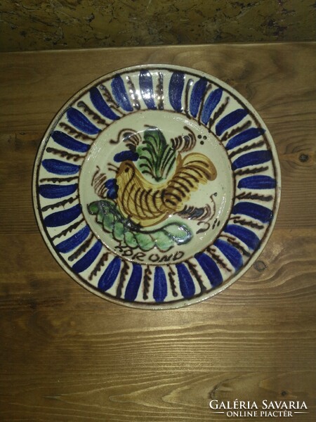 Korondi rooster wall plate, plate