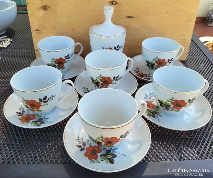 6 Personal jrjs Cluj tea set, but also great for long coffee and cappuccino