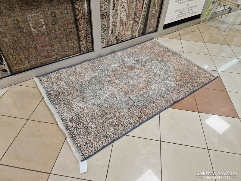 Kashmir 120x200 cm hand-knotted silk brown carpet bfz495