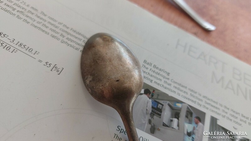 (K) antique marked (silver plated?) Teaspoon