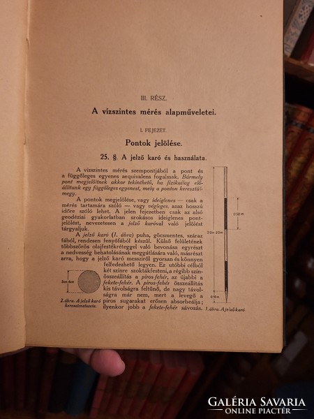 1921 Iconic zanzasit issue for mechanical engineering and architecture students! Károly Oltay: elements of geodesy