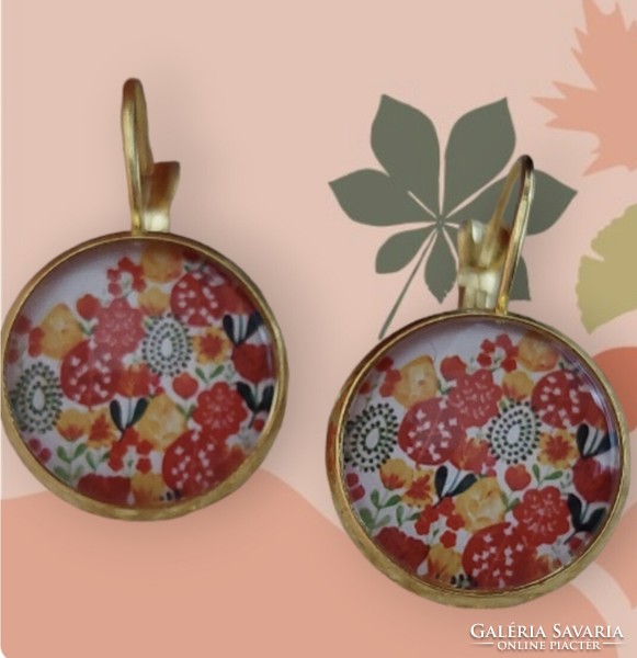 Autumn leaves earrings