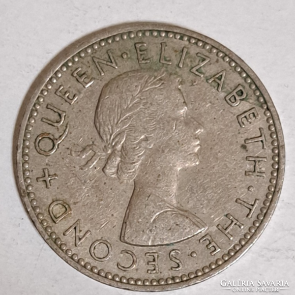 1956.  Új-Zéland 1 Shilling (83)
