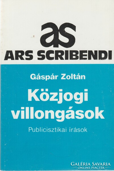 Zoltán Gáspár: flashes of public law