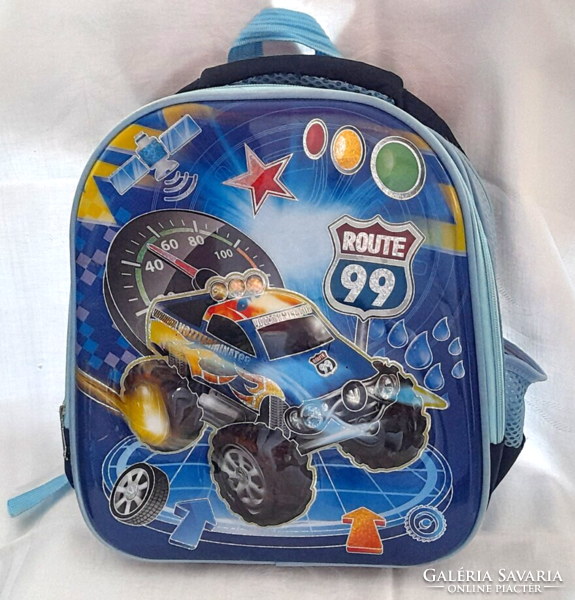 Car 3d children's backpack