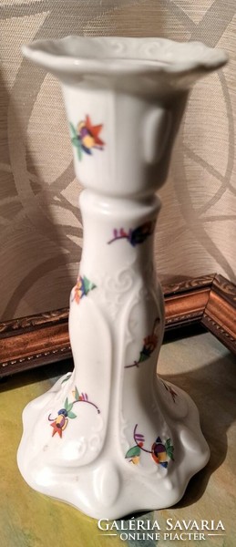 Antique table porcelain candle holder