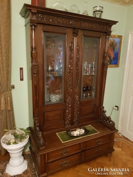 Antique gun cabinet hunting cabinet