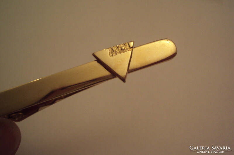 Brand new-2 pcs. Engraved tie pin with the inscription 