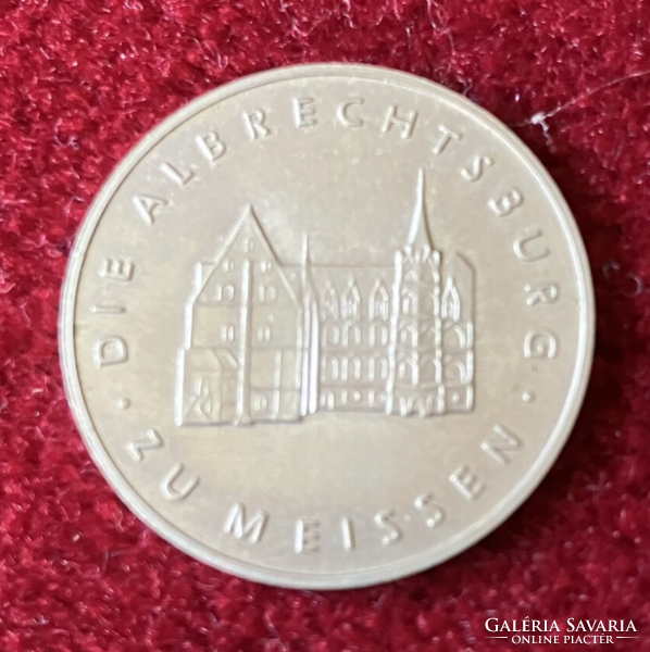 Albrechtsburg meissen ndk commemorative coin 1967.