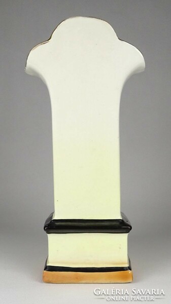 1P017 antique József Ferenc faience memorial vase 1917 25 cm