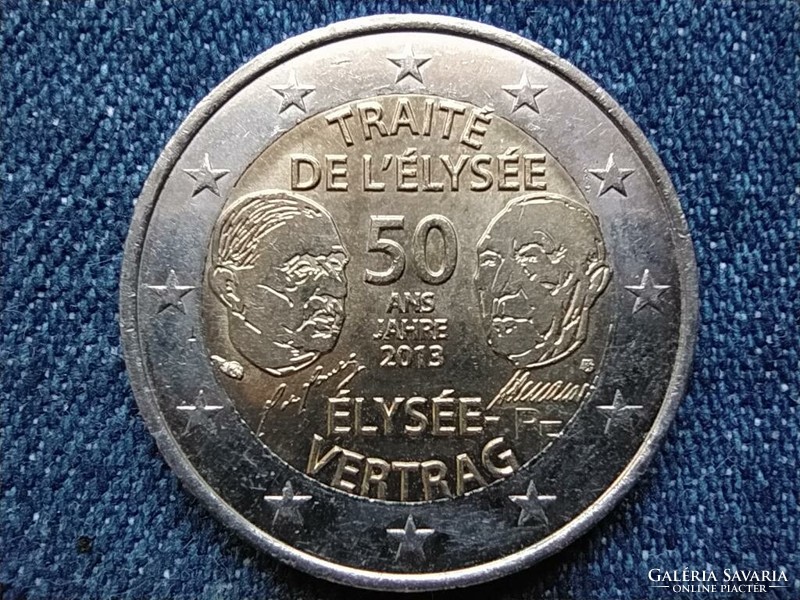 Franciaország Élysee-i Szerződés 2 Euro 2013 (id63661)