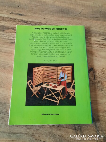 Kerti bútorok és tűzhelyek - retro könyv