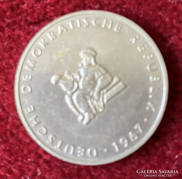 Albrechtsburg meissen ndk commemorative coin 1967.