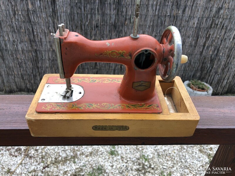 Russian toy sewing machine