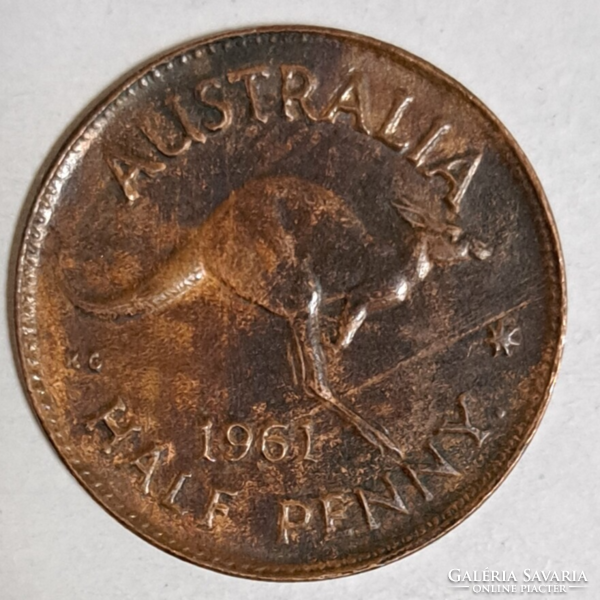 1961 Australia Halfpenny (587)
