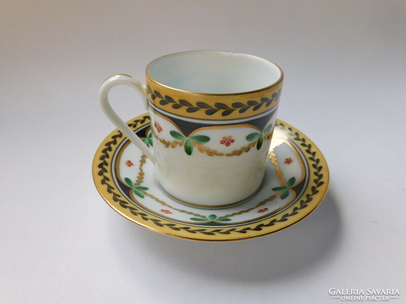 Hand-painted coffee set - lip porcelain manufactory - unique, collector's item