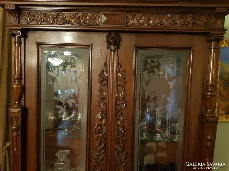 Antique gun cabinet hunting cabinet