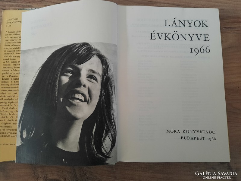 Lányok évkönyve 1966  - retro könyv