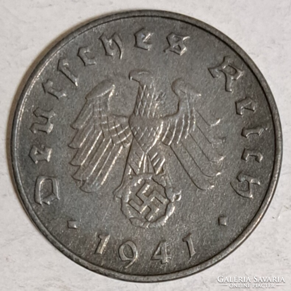 Német Harmadik Birodalom 1941. (A)  10 reichspfennig horogkereszttel . (560)
