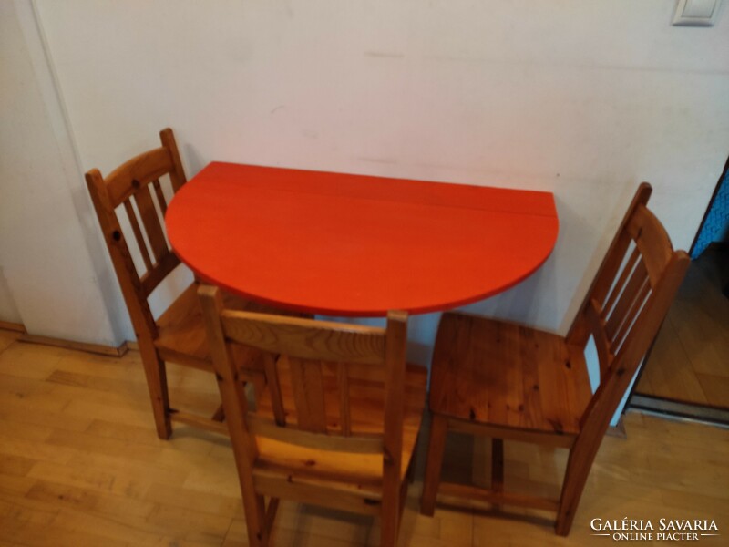 Íróasztal székkel, pipereasztal székkel , étkezőasztal