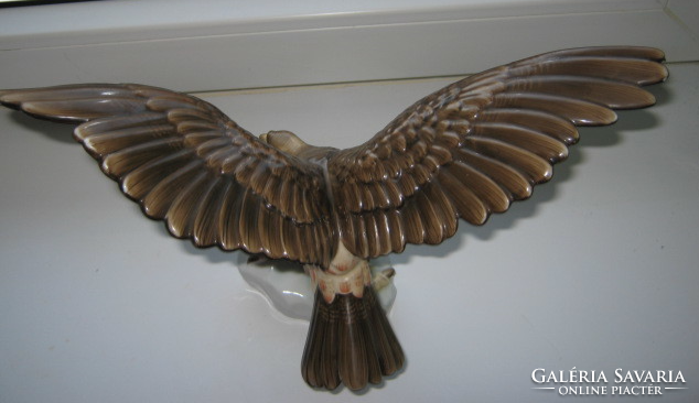 Herend eagle, eagle, old, beautifully painted