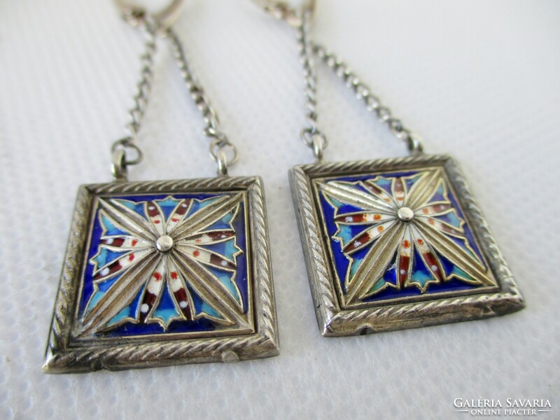 Special antique silver jewelry set