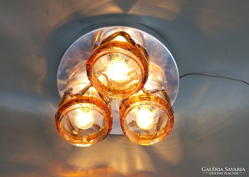 Mazzega murano mid century ceiling lamp