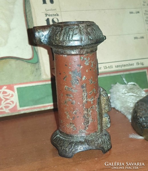 1920s-30s antique calor type stove mini cast iron stove advertising stove