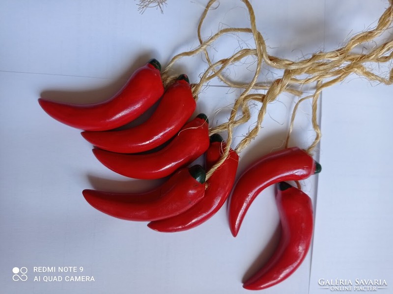 Porcelain peppers, decoration